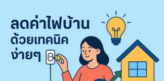 ลดค่าไฟบ้านด้วยเทคนิคง่ายๆ ทำได้จริง ประหยัดเงินและพลังงาน ลดค่าไฟบ้านด้วยเทคนิคง่ายๆ